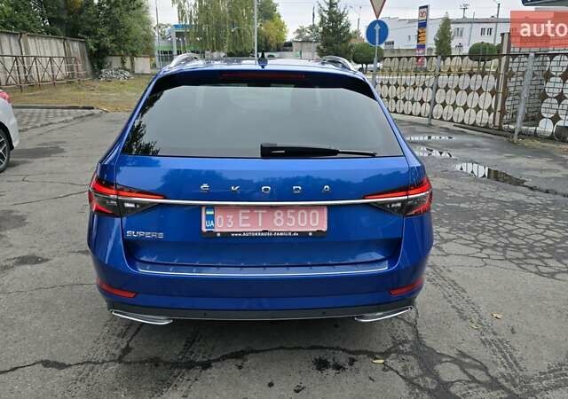 Синій Шкода Суперб, об'ємом двигуна 1.97 л та пробігом 201 тис. км за 26700 $, фото 2 на Automoto.ua