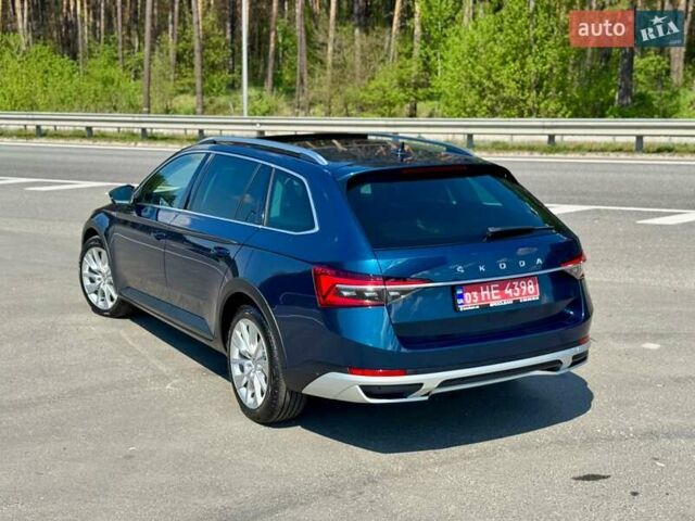 Синій Шкода Суперб, об'ємом двигуна 1.97 л та пробігом 197 тис. км за 29899 $, фото 2 на Automoto.ua