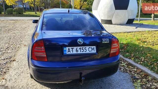Шкода Суперб 2003 в Бурштыне на Automoto.ua Синий Шкода Суперб, объемом двигателя 1.9 л и пробегом 450 тыс. км за 5000 $, фото 5 на Automoto.ua