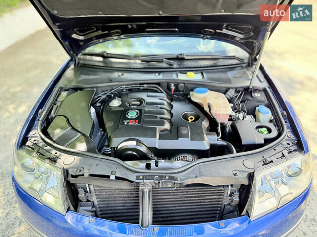 Синій Шкода Суперб, об'ємом двигуна 1.9 л та пробігом 434 тис. км за 5900 $, фото 62 на Automoto.ua