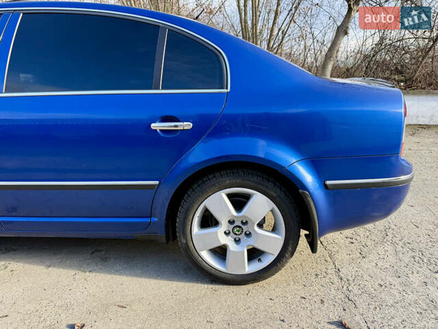 Синій Шкода Суперб, об'ємом двигуна 1.9 л та пробігом 434 тис. км за 5900 $, фото 105 на Automoto.ua