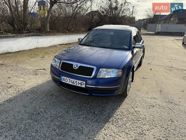 Синій Шкода Суперб, об'ємом двигуна 1.9 л та пробігом 434 тис. км за 5900 $, фото 98 на Automoto.ua