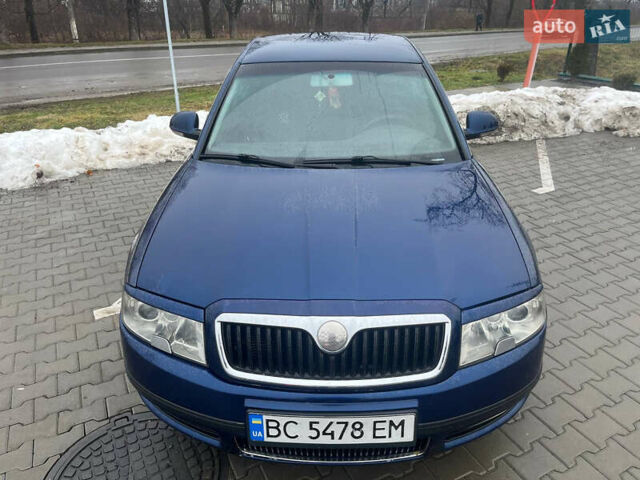 Синий Шкода Суперб, объемом двигателя 1.9 л и пробегом 414 тыс. км за 5200 $, фото 1 на Automoto.ua