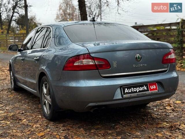 Синий Шкода Суперб, объемом двигателя 2 л и пробегом 345 тыс. км за 8640 $, фото 16 на Automoto.ua