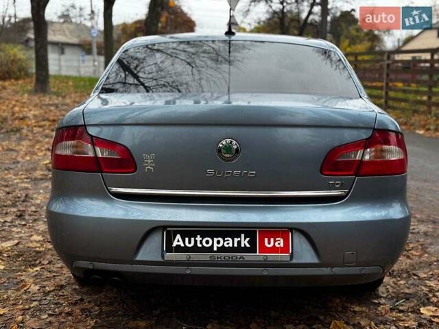 Синий Шкода Суперб, объемом двигателя 2 л и пробегом 345 тыс. км за 8640 $, фото 14 на Automoto.ua