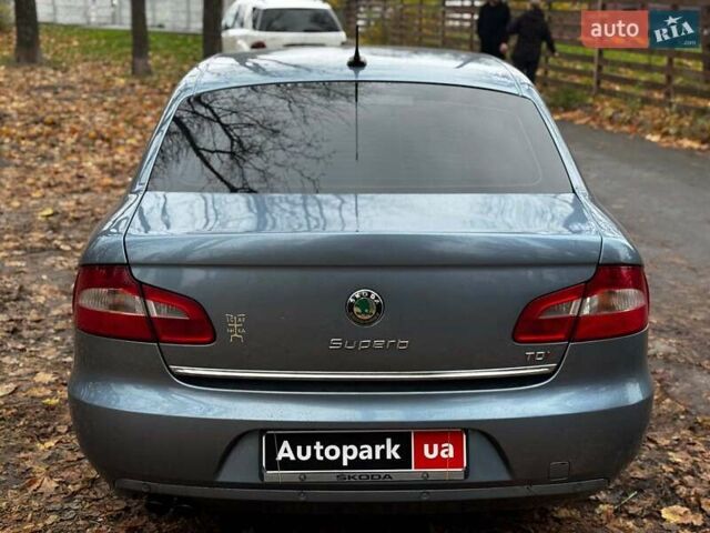 Синий Шкода Суперб, объемом двигателя 2 л и пробегом 345 тыс. км за 8640 $, фото 15 на Automoto.ua