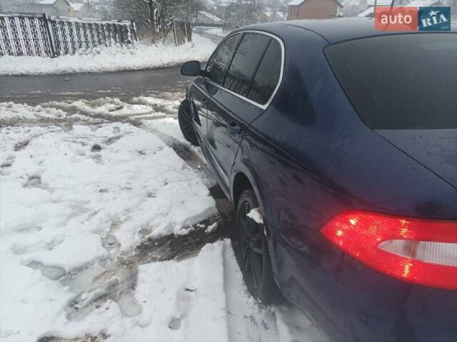 Синий Шкода Суперб, объемом двигателя 2 л и пробегом 314 тыс. км за 8600 $, фото 5 на Automoto.ua