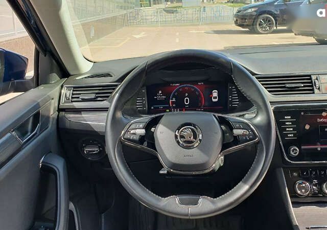 Синій Шкода Суперб, об'ємом двигуна 2 л та пробігом 78 тис. км за 33900 $, фото 16 на Automoto.ua