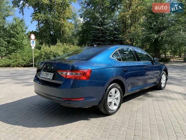 Синий Шкода Суперб, объемом двигателя 1.98 л и пробегом 34 тыс. км за 31500 $, фото 5 на Automoto.ua