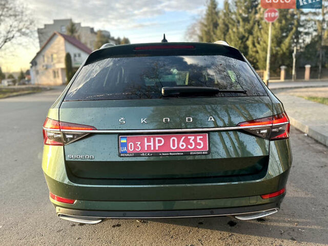 Зелений Шкода Суперб, об'ємом двигуна 2 л та пробігом 84 тис. км за 34900 $, фото 4 на Automoto.ua
