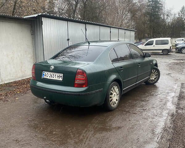 Зеленый Шкода Суперб, объемом двигателя 1.9 л и пробегом 350 тыс. км за 4500 $, фото 2 на Automoto.ua