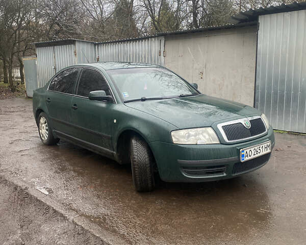 Зеленый Шкода Суперб, объемом двигателя 1.9 л и пробегом 350 тыс. км за 4500 $, фото 1 на Automoto.ua