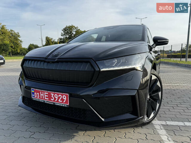 Черный Шкода Enyaq iV, объемом двигателя 0 л и пробегом 49 тыс. км за 28250 $, фото 9 на Automoto.ua
