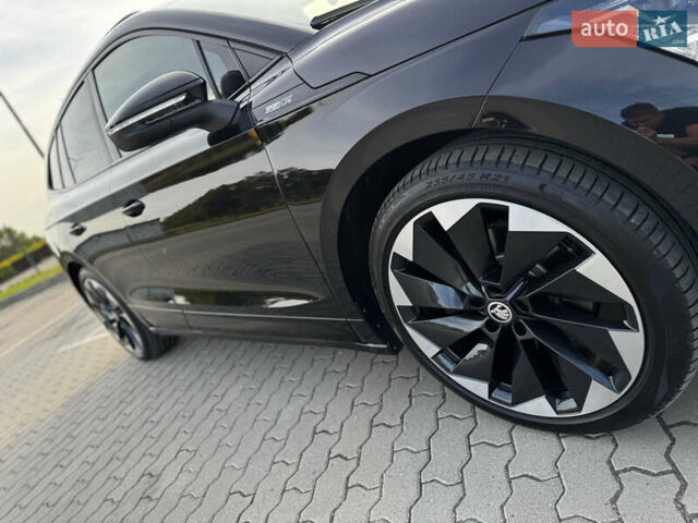 Черный Шкода Enyaq iV, объемом двигателя 0 л и пробегом 49 тыс. км за 28250 $, фото 49 на Automoto.ua