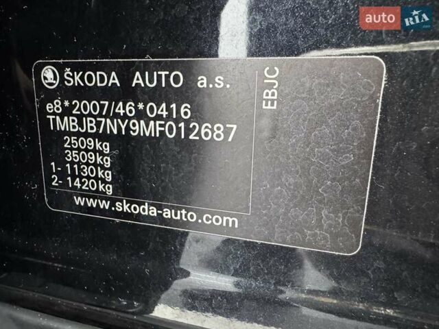 Черный Шкода Enyaq iV, объемом двигателя 0 л и пробегом 269 тыс. км за 16800 $, фото 86 на Automoto.ua