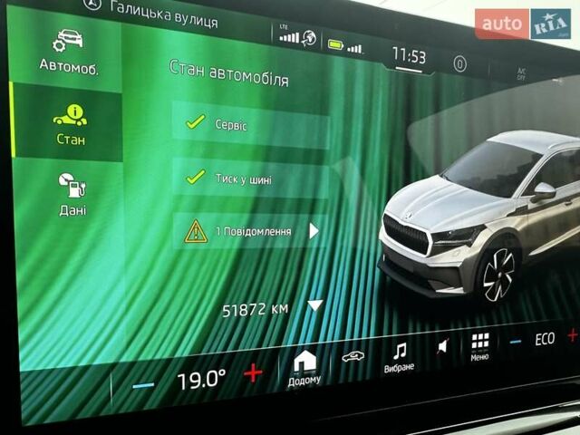 Черный Шкода Enyaq iV, объемом двигателя 0 л и пробегом 51 тыс. км за 21300 $, фото 48 на Automoto.ua