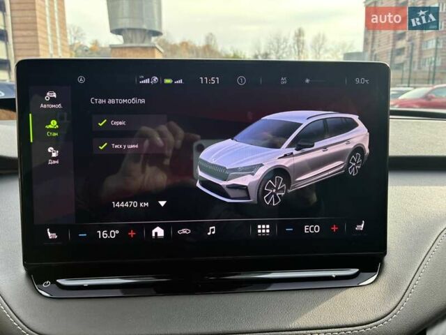 Черный Шкода Enyaq iV, объемом двигателя 0 л и пробегом 144 тыс. км за 26999 $, фото 133 на Automoto.ua