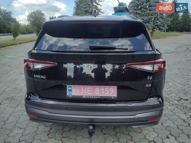 Чорний Шкода Enyaq iV, об'ємом двигуна 0 л та пробігом 52 тис. км за 23500 $, фото 6 на Automoto.ua