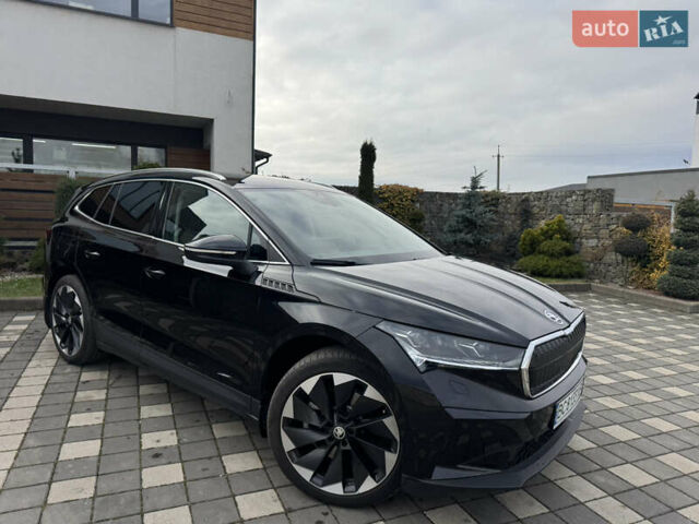 Черный Шкода Enyaq iV, объемом двигателя 0 л и пробегом 10 тыс. км за 33900 $, фото 23 на Automoto.ua