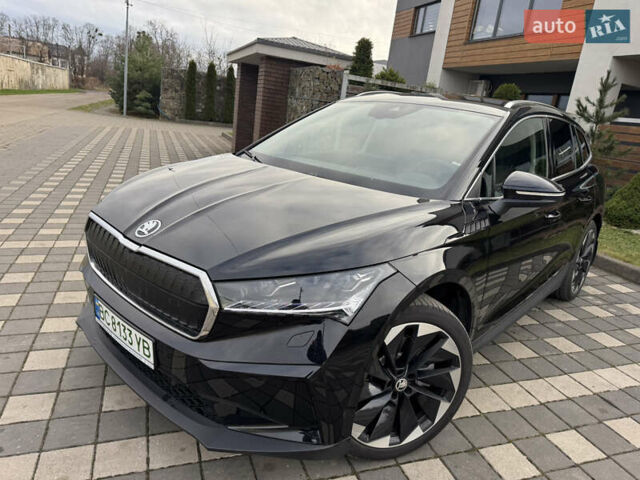 Черный Шкода Enyaq iV, объемом двигателя 0 л и пробегом 10 тыс. км за 33900 $, фото 18 на Automoto.ua