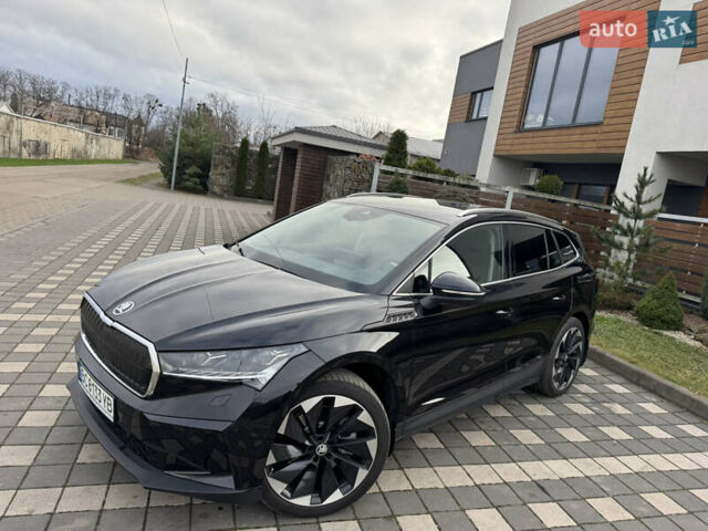 Черный Шкода Enyaq iV, объемом двигателя 0 л и пробегом 10 тыс. км за 33900 $, фото 17 на Automoto.ua