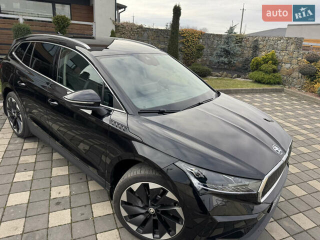 Черный Шкода Enyaq iV, объемом двигателя 0 л и пробегом 10 тыс. км за 33900 $, фото 24 на Automoto.ua