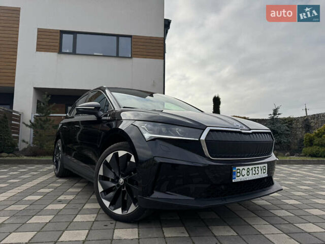 Черный Шкода Enyaq iV, объемом двигателя 0 л и пробегом 10 тыс. км за 33900 $, фото 27 на Automoto.ua