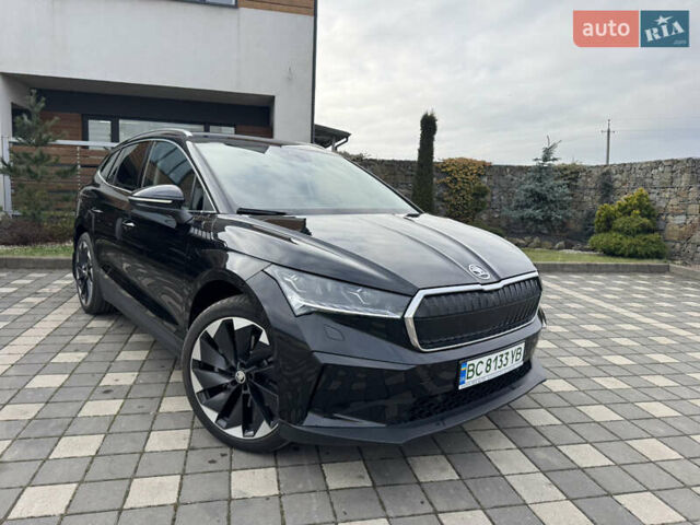 Черный Шкода Enyaq iV, объемом двигателя 0 л и пробегом 10 тыс. км за 33900 $, фото 20 на Automoto.ua