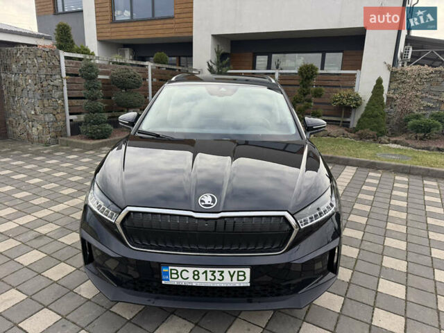 Черный Шкода Enyaq iV, объемом двигателя 0 л и пробегом 10 тыс. км за 33900 $, фото 36 на Automoto.ua