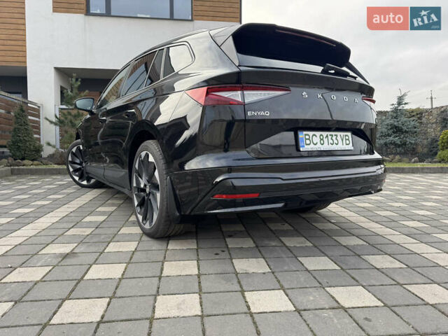 Черный Шкода Enyaq iV, объемом двигателя 0 л и пробегом 10 тыс. км за 33900 $, фото 46 на Automoto.ua