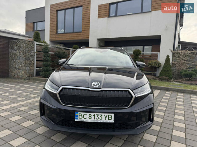 Черный Шкода Enyaq iV, объемом двигателя 0 л и пробегом 10 тыс. км за 33900 $, фото 14 на Automoto.ua