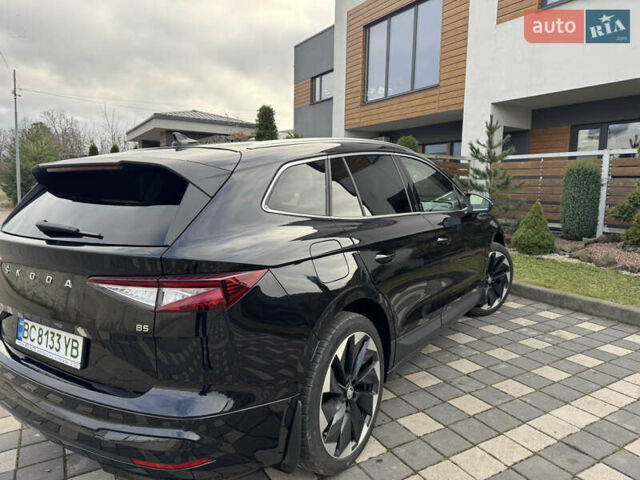 Черный Шкода Enyaq iV, объемом двигателя 0 л и пробегом 10 тыс. км за 33900 $, фото 10 на Automoto.ua
