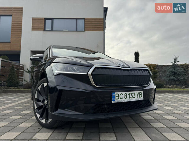 Черный Шкода Enyaq iV, объемом двигателя 0 л и пробегом 10 тыс. км за 33900 $, фото 28 на Automoto.ua
