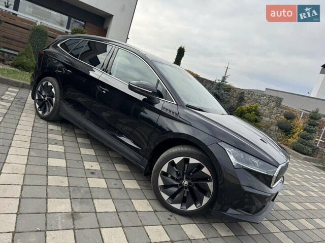 Черный Шкода Enyaq iV, объемом двигателя 0 л и пробегом 10 тыс. км за 33900 $, фото 25 на Automoto.ua