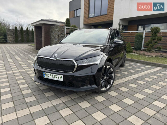 Черный Шкода Enyaq iV, объемом двигателя 0 л и пробегом 10 тыс. км за 33900 $, фото 47 на Automoto.ua