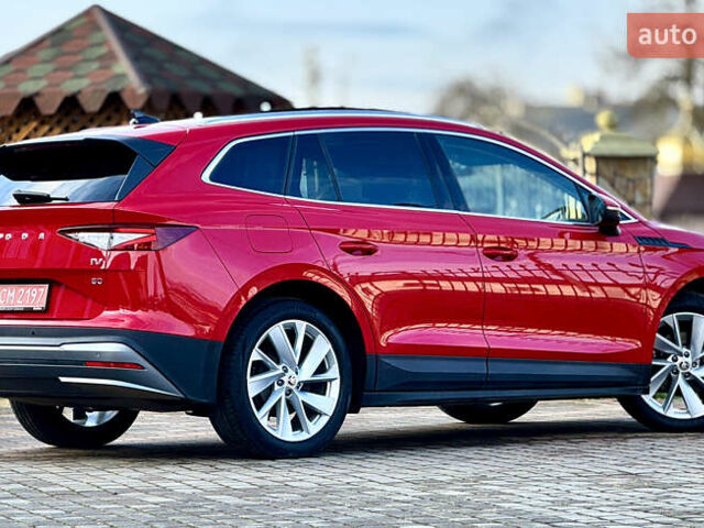 Красный Шкода Enyaq iV, объемом двигателя 0 л и пробегом 35 тыс. км за 23995 $, фото 34 на Automoto.ua