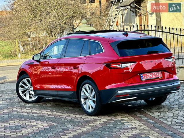 Красный Шкода Enyaq iV, объемом двигателя 0 л и пробегом 35 тыс. км за 23995 $, фото 30 на Automoto.ua