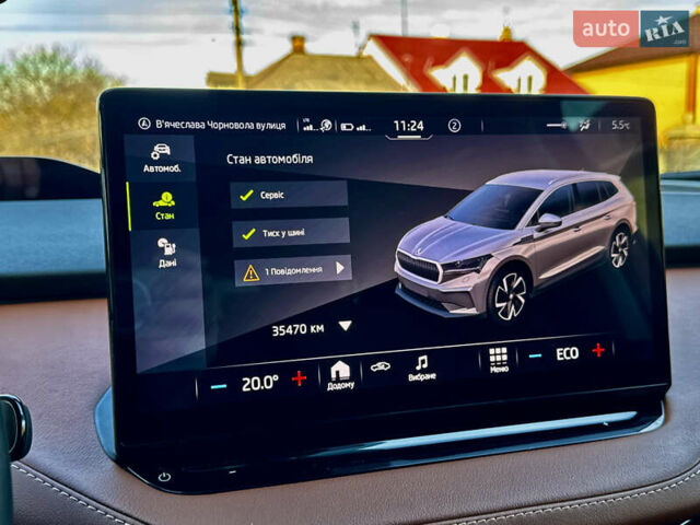 Красный Шкода Enyaq iV, объемом двигателя 0 л и пробегом 35 тыс. км за 23995 $, фото 143 на Automoto.ua