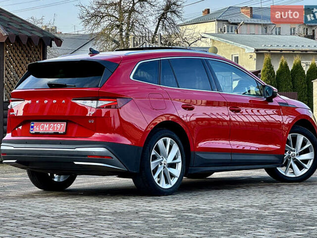 Красный Шкода Enyaq iV, объемом двигателя 0 л и пробегом 35 тыс. км за 23995 $, фото 33 на Automoto.ua