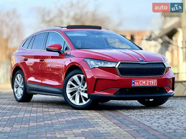Красный Шкода Enyaq iV, объемом двигателя 0 л и пробегом 35 тыс. км за 23995 $, фото 18 на Automoto.ua