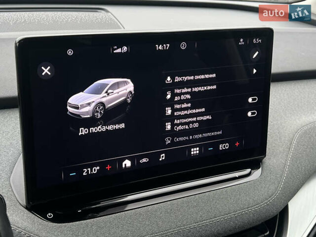 Серый Шкода Enyaq iV, объемом двигателя 0 л и пробегом 65 тыс. км за 22000 $, фото 84 на Automoto.ua