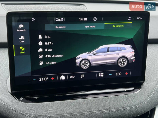 Серый Шкода Enyaq iV, объемом двигателя 0 л и пробегом 65 тыс. км за 22000 $, фото 73 на Automoto.ua