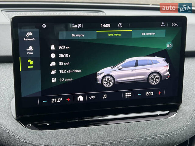 Серый Шкода Enyaq iV, объемом двигателя 0 л и пробегом 65 тыс. км за 22000 $, фото 72 на Automoto.ua