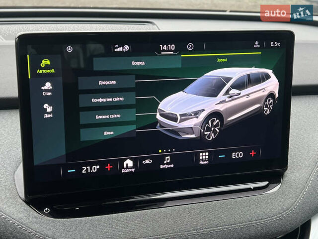 Серый Шкода Enyaq iV, объемом двигателя 0 л и пробегом 65 тыс. км за 22000 $, фото 74 на Automoto.ua