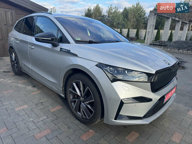 Серый Шкода Enyaq iV, объемом двигателя 0 л и пробегом 202 тыс. км за 25950 $, фото 1 на Automoto.ua