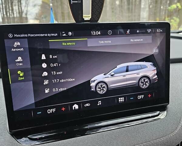 Сірий Шкода Enyaq iV, об'ємом двигуна 0 л та пробігом 70 тис. км за 24200 $, фото 16 на Automoto.ua