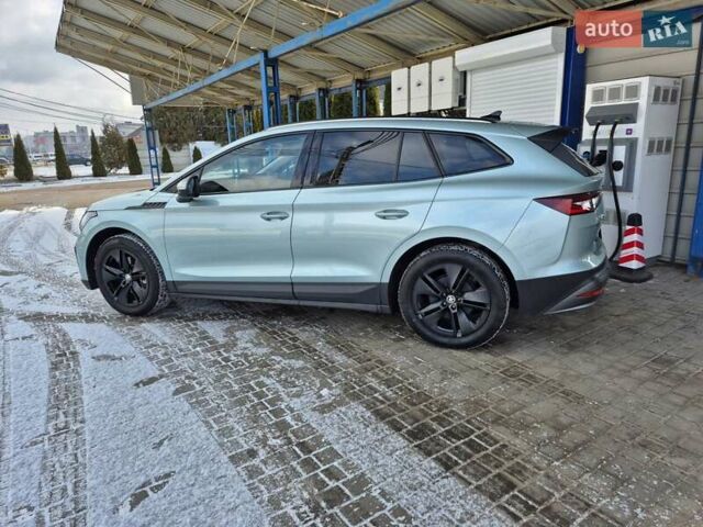 Серый Шкода Enyaq iV, объемом двигателя 0 л и пробегом 27 тыс. км за 32500 $, фото 5 на Automoto.ua