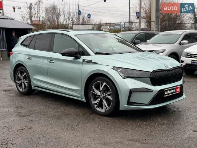 Серый Шкода Enyaq iV, объемом двигателя 0 л и пробегом 46 тыс. км за 31690 $, фото 3 на Automoto.ua