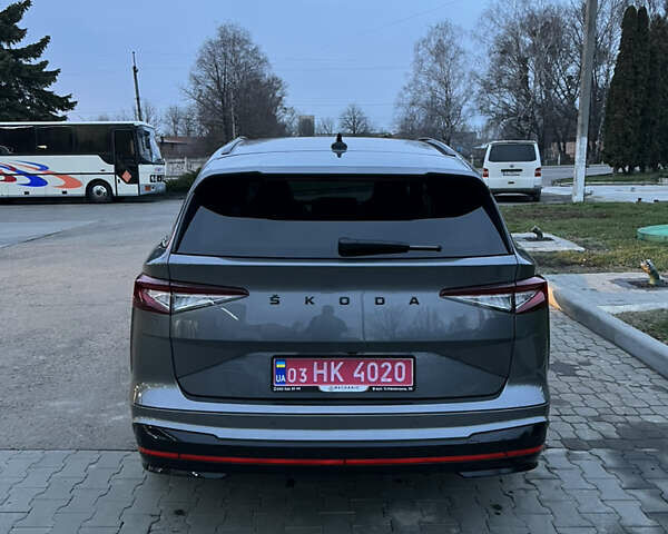 Сірий Шкода Enyaq iV, об'ємом двигуна 0 л та пробігом 35 тис. км за 35800 $, фото 5 на Automoto.ua