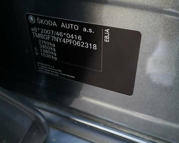 Серый Шкода Enyaq iV, объемом двигателя 0 л и пробегом 41 тыс. км за 33300 $, фото 17 на Automoto.ua